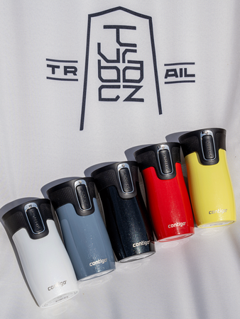 Kubek termiczny Contigo West Loop Mini 300ml - niebieski metalik - powystawowy