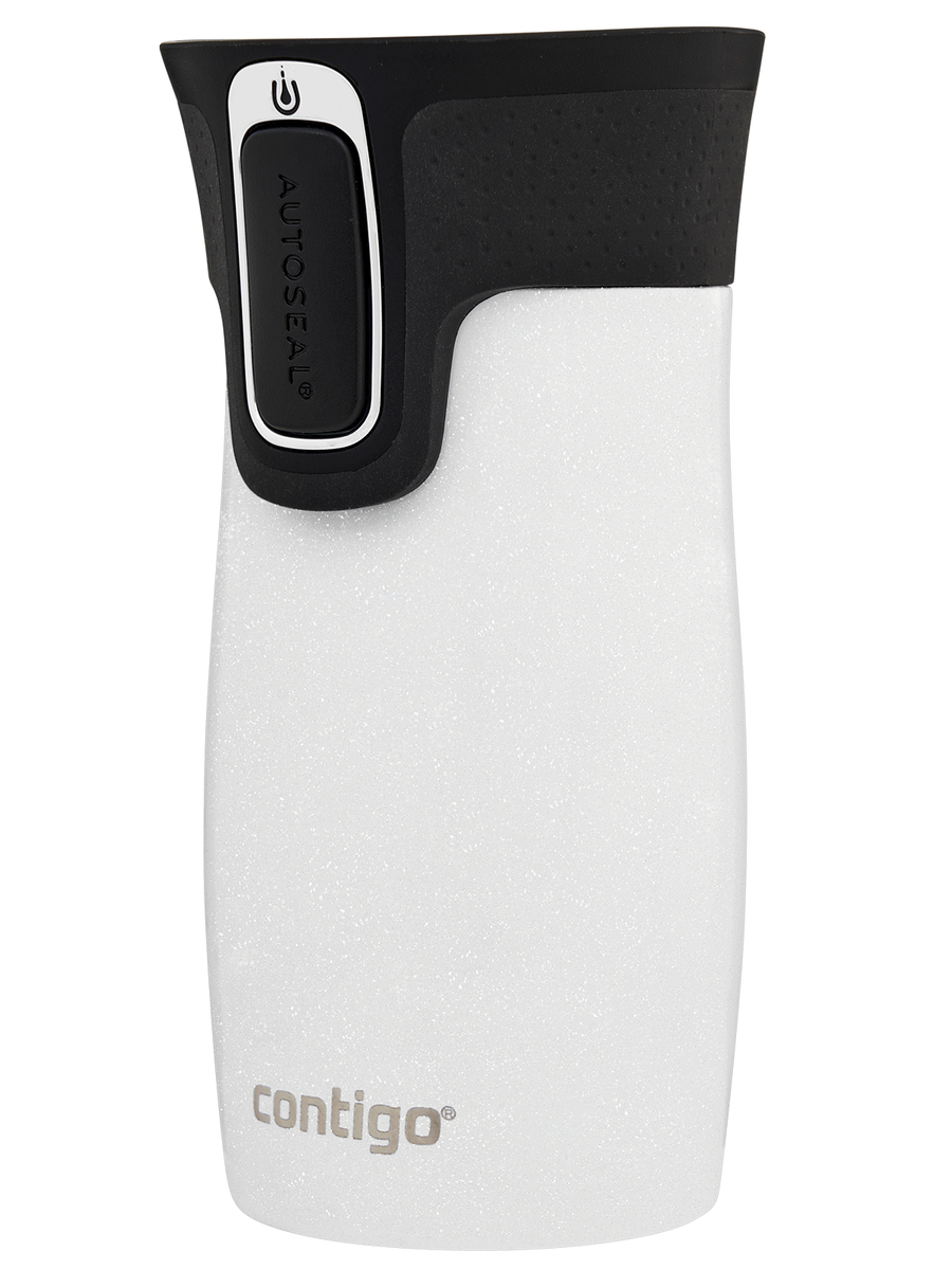 Kubek termiczny Contigo West Loop Mini 300ml - biały metalik - powystawowy