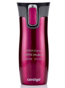 Kubek termiczny  z grawerem Contigo West Loop 2.0 470 ml - Malinowy