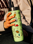 Kubek termiczny ze słomką Contigo Luxe Tumbler 720ml - Summer - Cucumber