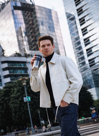 Kubek termiczny Contigo Byron 2.0 470ml - Gunmetal