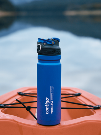 Kubek termiczny z ustnikiem Free Flow Contigo 700ml - Niebieski - powystawowy
