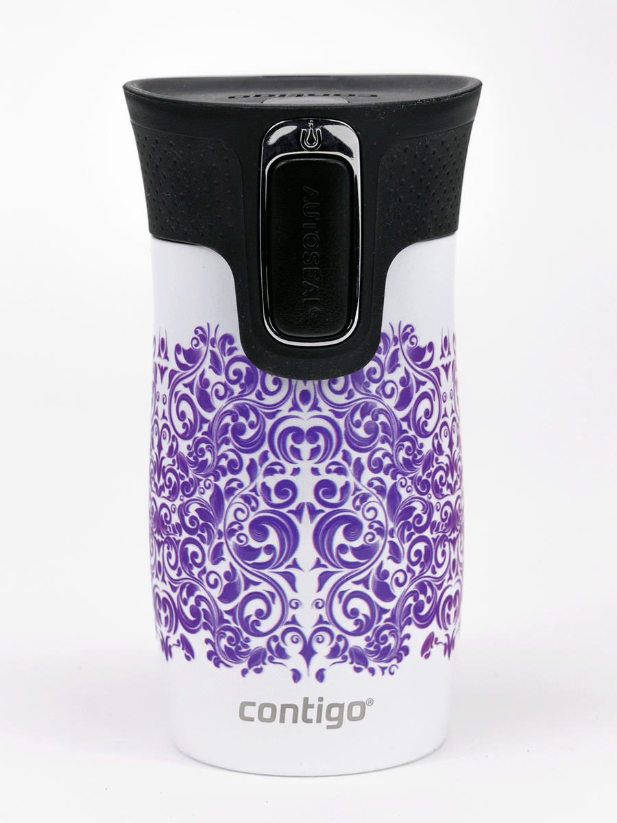 Kubek termiczny Contigo West Loop Mini 300ml - Glamour - Biały Metalik