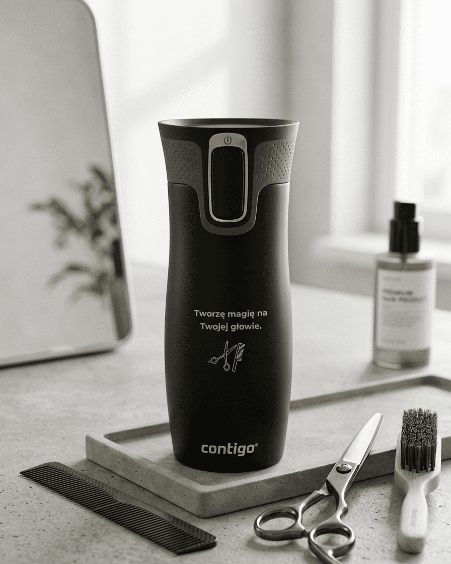 Kubek termiczny dla Fryzjerów - Contigo West Loop 2.0 470 ml - czarny