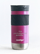 Kubek termiczny z grawerem Contigo Byron 2.0 470ml - Różowy mat