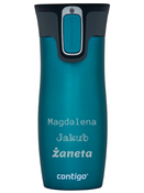 Kubek termiczny z grawerem Contigo West Loop 2.0 470 ml - Turkusowy