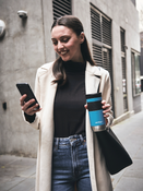 Zestaw kubków termicznych Contigo Byron  2.0 470ml - Złoty + Niebieski Mat