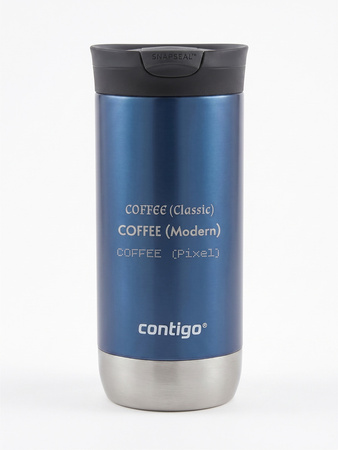 Kubek termiczny z grawerem Contigo Huron 2.0 470ml - Niebieski