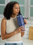 Kubek termiczny ze słomką Contigo Streeterville Tumbler 1200 ml - Indigo - powystawowy