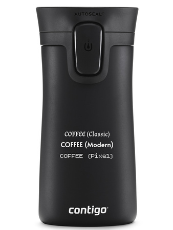 Kubek termiczny z grawerem Contigo Pinnacle 300ml - Matte Black