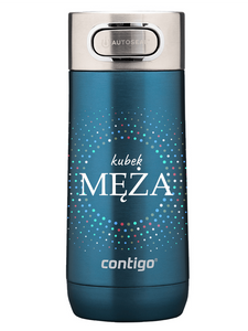 Kubek termiczny Contigo Luxe z nadrukiem 360 ml - Mąż