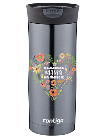 Contigo Huron 470ml thermal mug - Best Mom - Gunnmetal