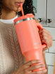 Kubek termiczny ze słomką Contigo Streeterville Tumbler 1200 ml - Coral