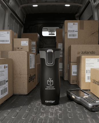 Kubek termiczny dla Kurierów - Contigo West Loop 2.0 470 ml - czarny