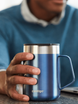 Thermal mug Contigo Streeterville 420 ml custom inscription - engraved - Blue