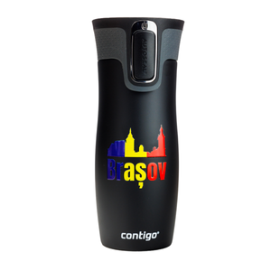 Kubek termiczny Contigo West Loop 2.0 470ml - Brasov - Czarny mat