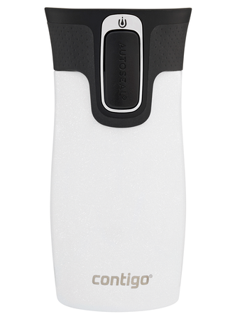 Kubek termiczny Contigo West Loop Mini 300ml - biały metalik - powystawowy