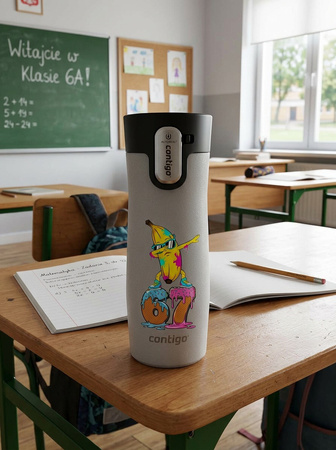 Kubek termiczny Contigo West Loop 3.0 470ml - Six Seven - Biały Mat