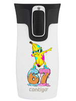 Kubek termiczny Contigo West Loop Mini 300ml - Six Seven - Biały Metalik