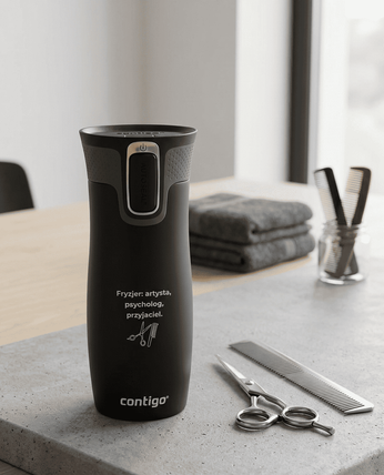 Kubek termiczny dla Fryzjera - Contigo West Loop 2.0 470 ml - czarny