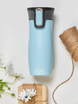 Kubek termiczny Contigo West Loop 2.0 470ml - Święty spokój - Błękitny Mat