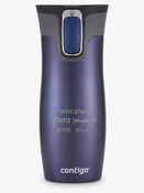 Kubek termiczny z grawerem Contigo West Loop 2.0 470 ml -  Granat Mat