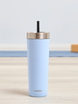 Kubek termiczny ze słomką Contigo Luxe Tumbler 720ml - Periwinkle