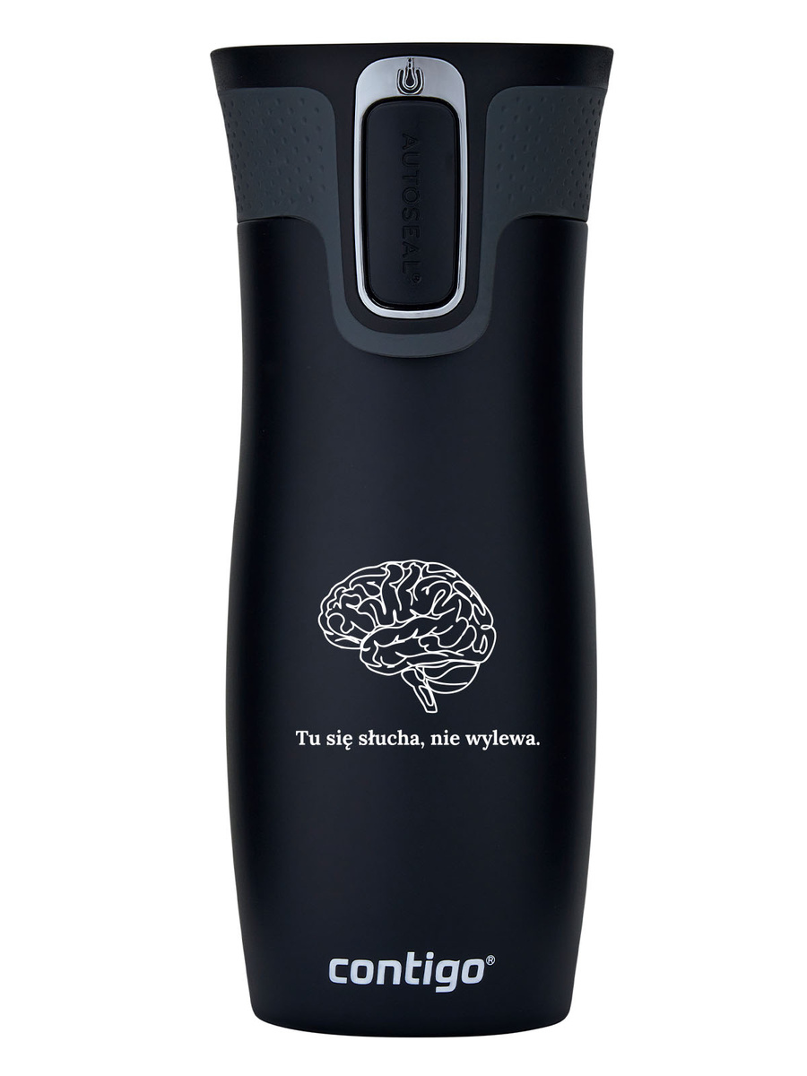 Kubek termiczny dla Psychologa - Contigo West Loop 2.0 470 ml - czarny