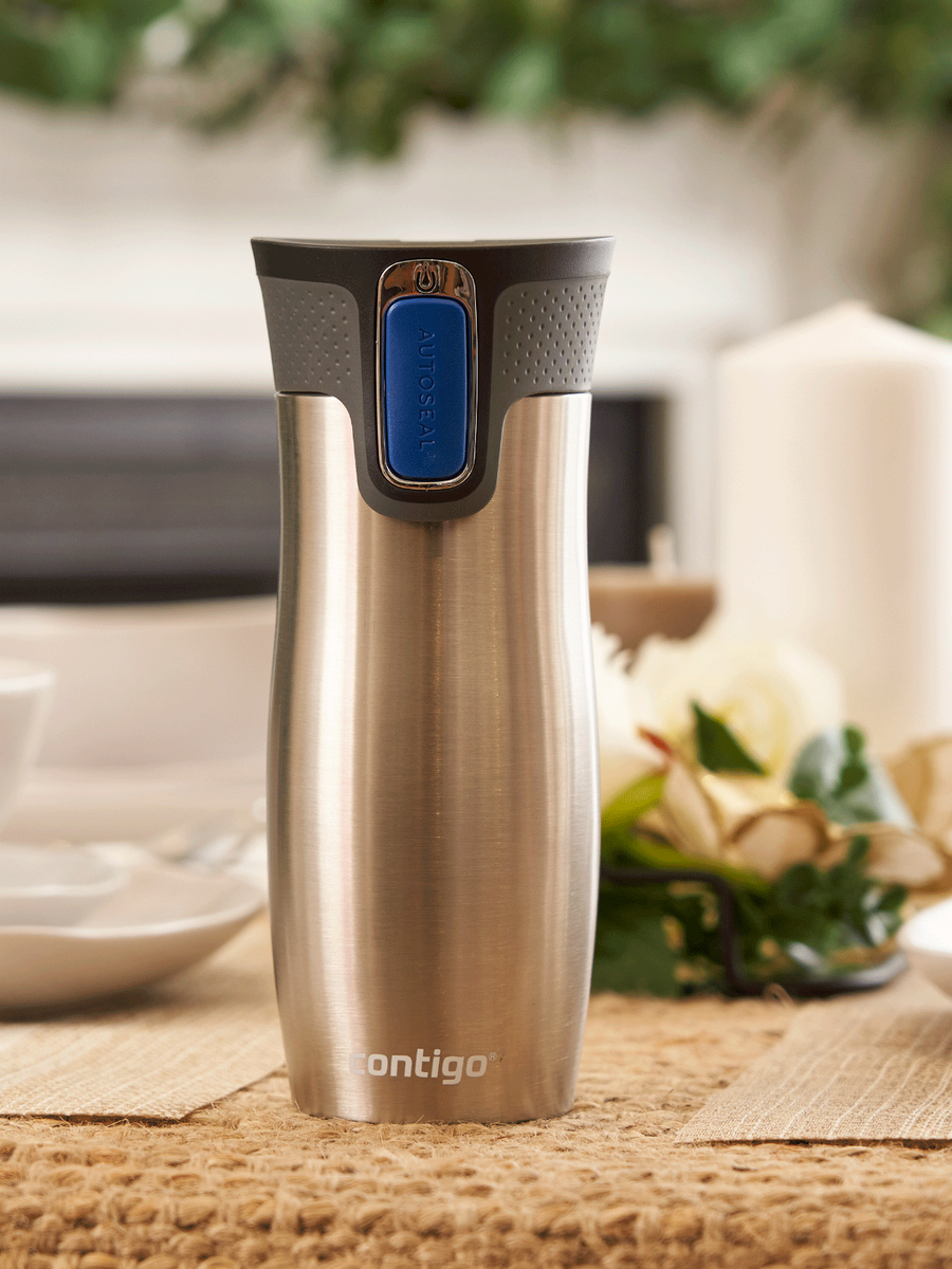 Kubek termiczny Contigo West Loop 2.0 470ml - Stalowy + Pudełko