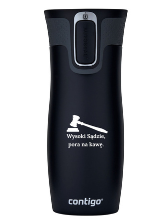 Kubek termiczny dla Sędziów - Contigo West Loop 2.0 470 ml - czarny