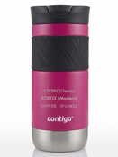 Kubek termiczny z grawerem Contigo Byron 2.0 470ml - Różowy mat