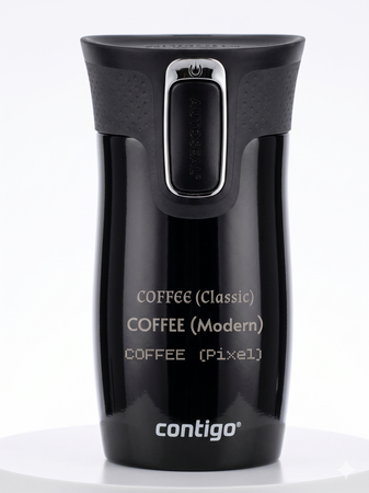Kubek termiczny z grawerem Contigo West Loop Mini 300ml - Licorice