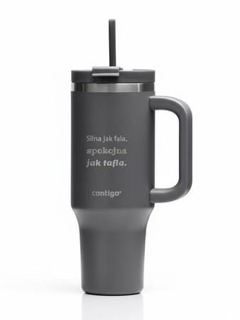 Kubek termiczny na wodę z grawerem Streeterville Tumbler 1200 ml - Darkstone