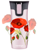 Contigo West Loop 2.0 470ml thermal mug - Millenial pink - Poppies