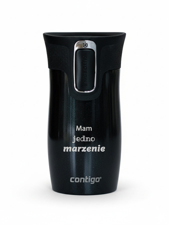 Kubek termiczny z grawerem Contigo West Loop Mini 300ml - Licorice