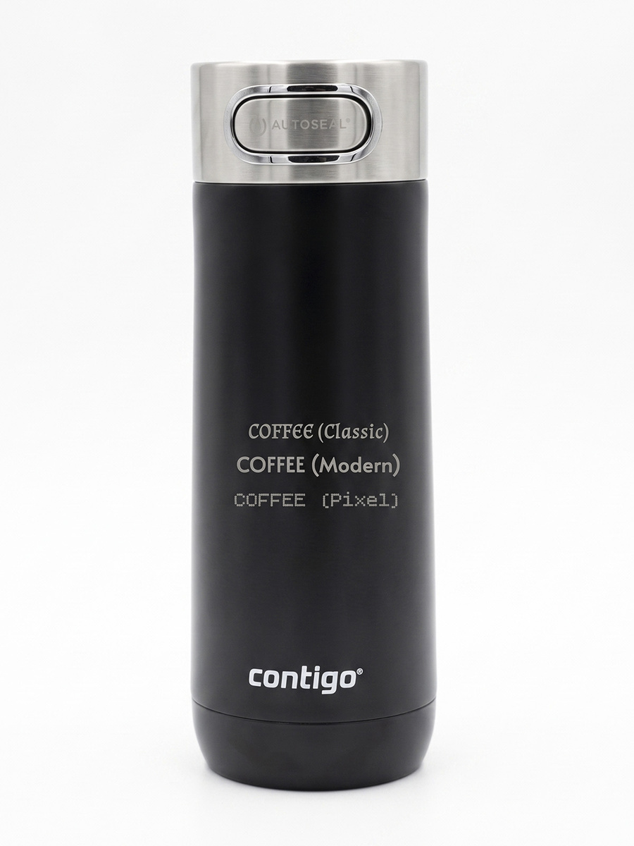 Kubek termiczny z grawerem Contigo Luxe 470 ml - Licorice
