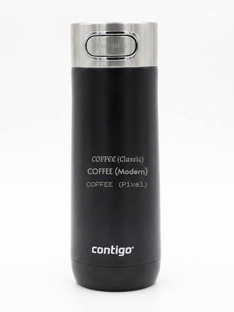 Kubek termiczny z grawerem Contigo Luxe  470 ml - Licorice
