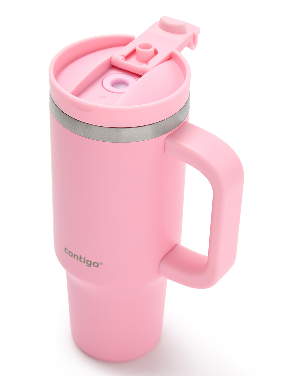 Kubek termiczny ze słomką Contigo Streeterville Tumbler Mini 880 ml - Strawberry Cream