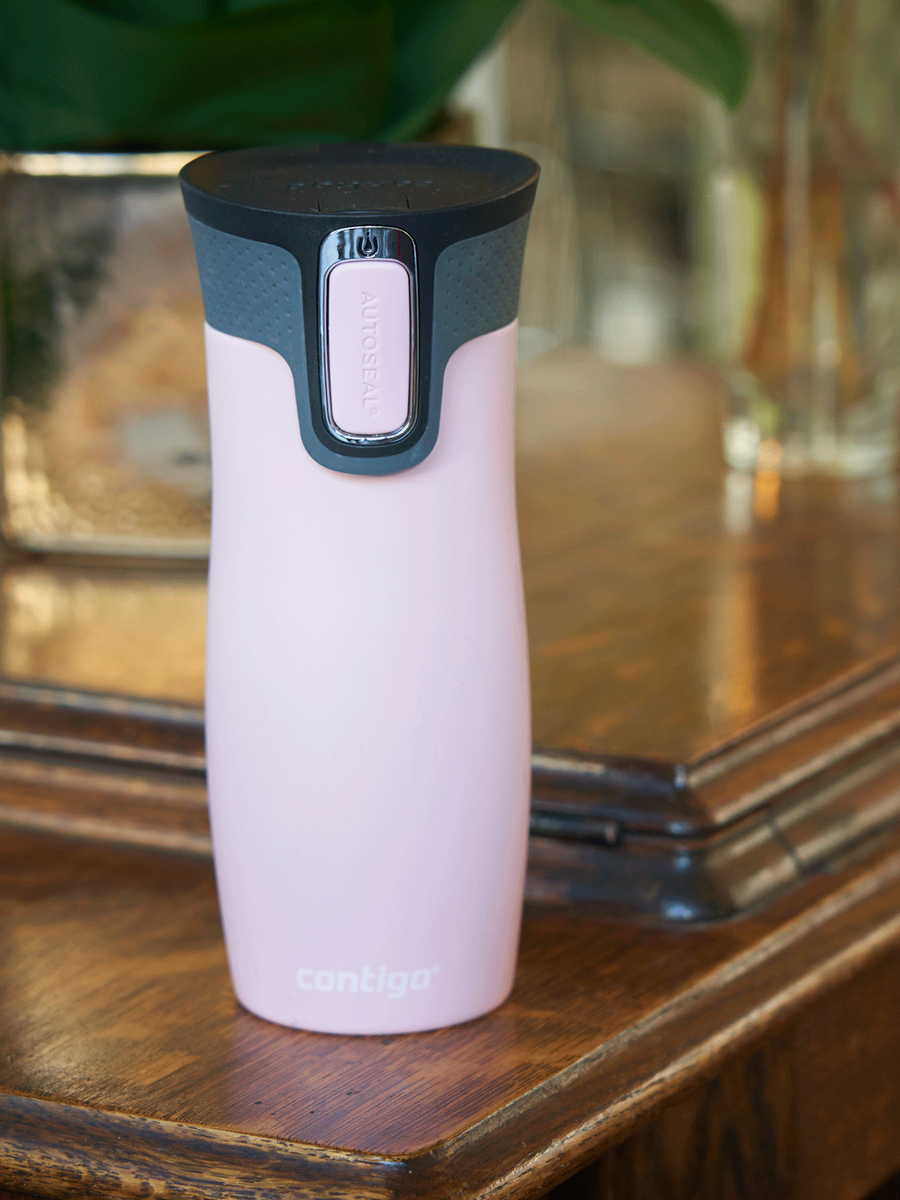Kubek termiczny Contigo West Loop 2.0 470ml - Różowy Mat + Pudełko
