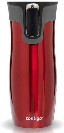 Kubek termiczny Contigo West Loop 2.0 470ml - czerwony - powystawowy