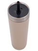 Thermal mug with straw Luxe Tumbler 720 ml with engraving - Brown Sugar