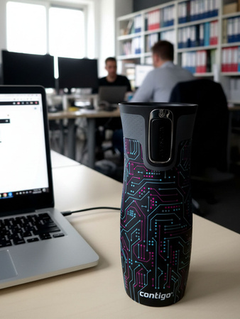 Kubek termiczny Contigo West Loop 2.0 470 ml - Electric - czarny