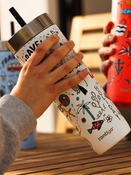 Kubek termiczny ze słomką Contigo Luxe Tumbler 720ml - Summer - Salt