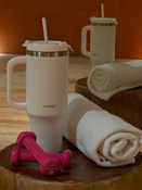Kubek termiczny ze słomką Contigo Streeterville Tumbler 1200 ml - Salt