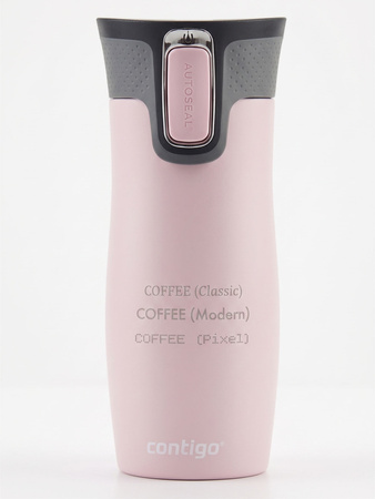 Kubek termiczny z grawerem Contigo West Loop 2.0 470 ml - Różowy Mat