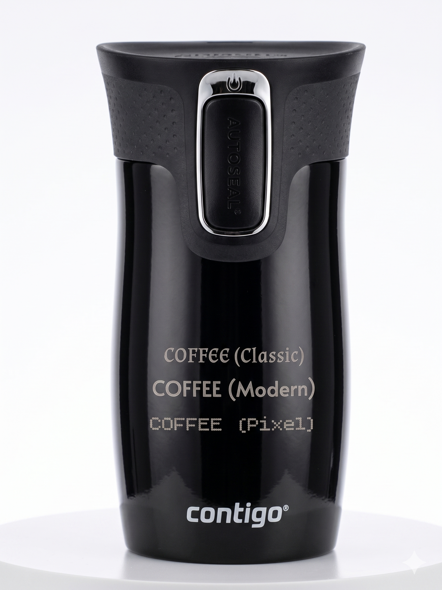 Kubek termiczny z grawerem Contigo West Loop Mini 300ml - Licorice