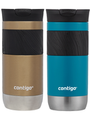 Zestaw kubków termicznych Contigo Byron  2.0 470ml - Złoty + Niebieski Mat