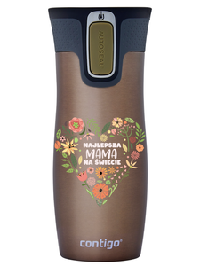 Contigo West Loop 2.0 470ml thermal mug - Best Mom - Latte