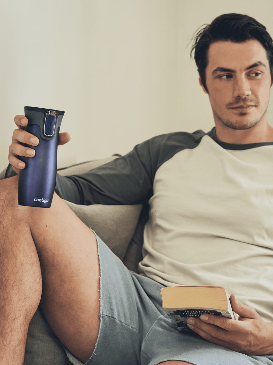 Kubek termiczny Contigo West Loop 2.0 470ml - Granat Mat + Pudełko