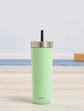 Thermal mug with straw Contigo Luxe Tumbler 720 ml - Cucumber